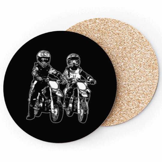 Kids Brother Sister Friends Motorbike Rider Dirt Coasters