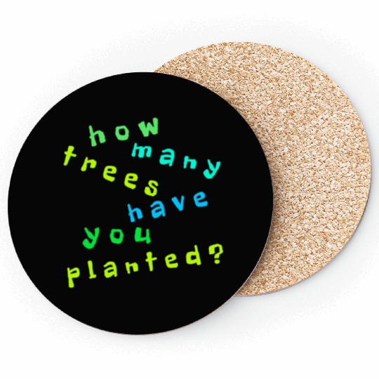 Tree Quote. Nature Environment Coasters