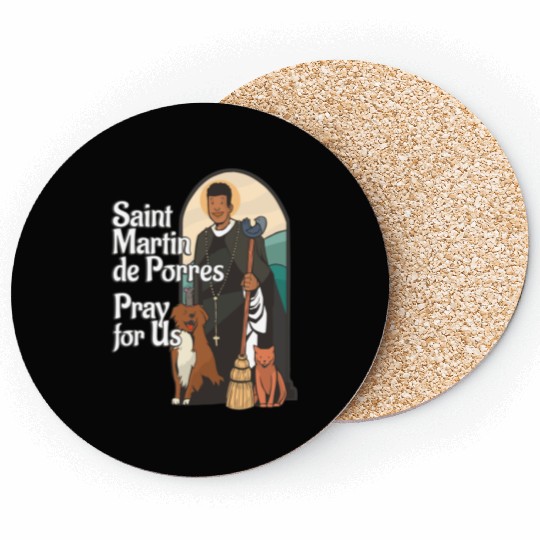 St Martin de Porres African American Black Saints Coasters