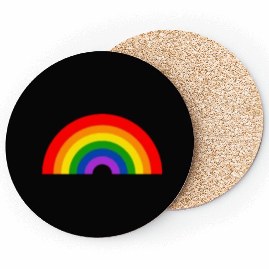 LGBT Rainbow Flag Pocket Coasters