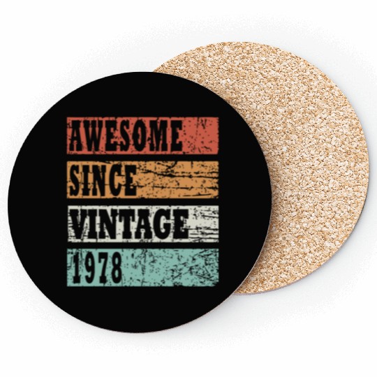 1978 bday gift idea Coasters