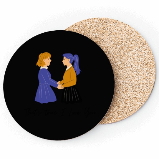 lesbian lgbtq pride valentine day 202 valentines Coasters