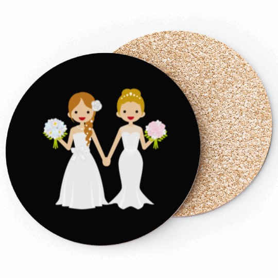 lesbian lgbtq pride valentine day 2023 valentines Coasters