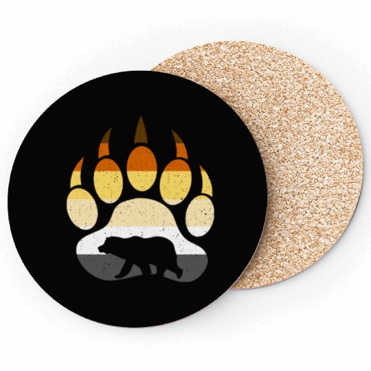 Bear Paw LGBT Bear Coasters, LGBT bear Community,