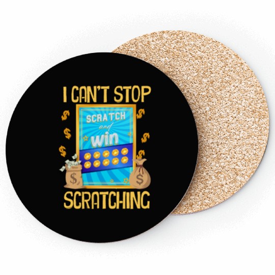 I Can't Stop Scratching Coasters