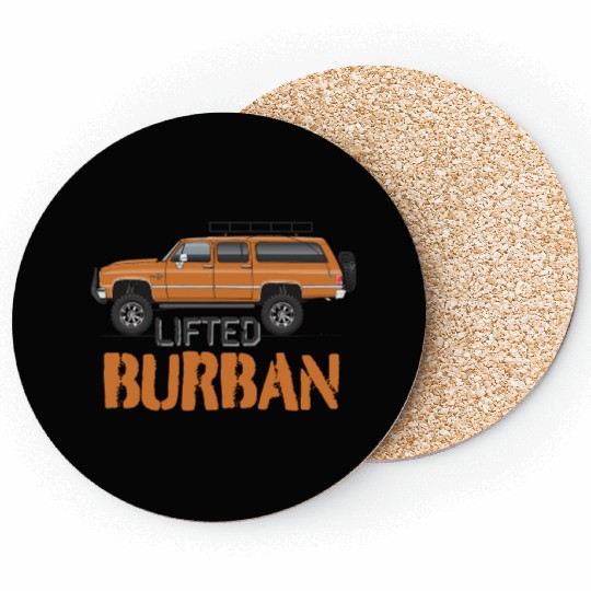 burban Burnt Orange Coasters