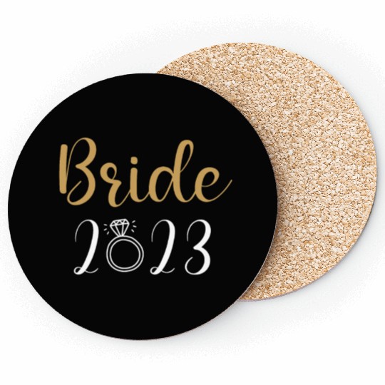 Bride 2023 Team For Wedding or Bachelor Party Wome Coasters