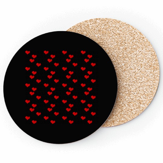 XOXO Valentines day pattern Coasters