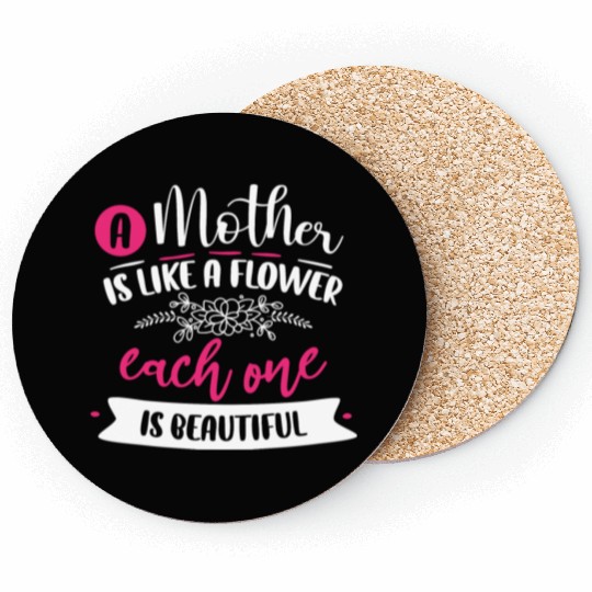 World Best Mom, Mother's Day, Mom Is The Best Coasters
