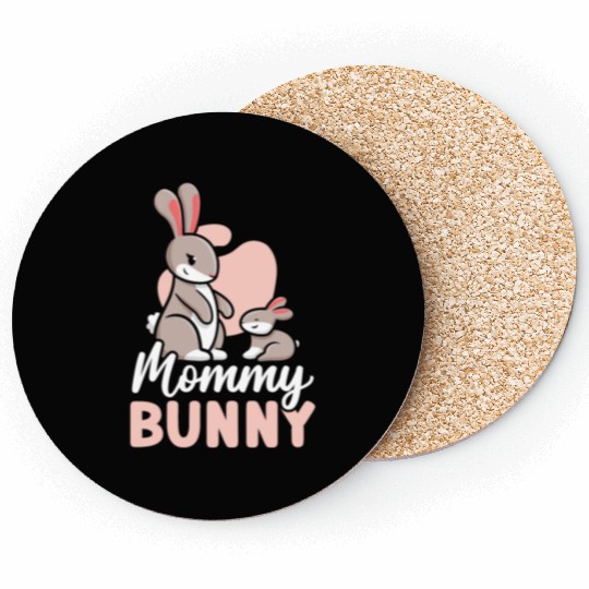 Rabbit Whisperer Wildlife Animal Mommy Bunny Lover Coasters