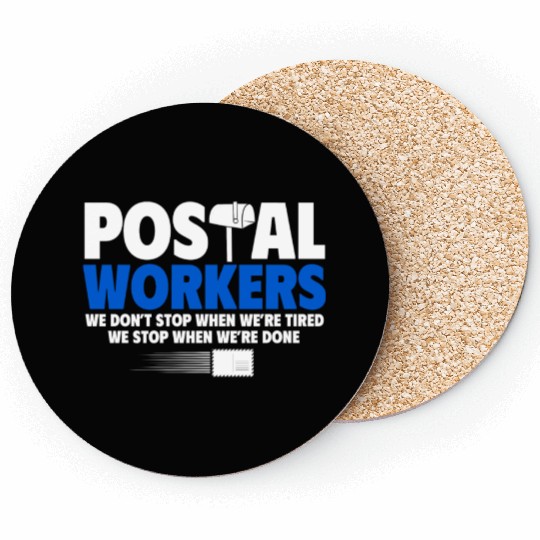 Postal Worker, Post Man Coasters