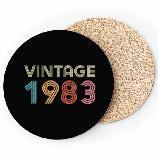 40th Birthday - Vintage 1983 Coasters