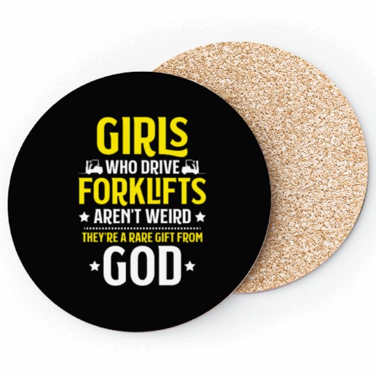 Forklift Operator Forklift Driver Forklift Truck Coasters