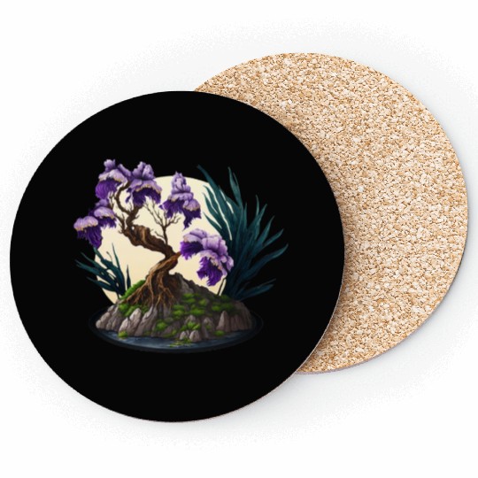 Iris Bonsai Tree Coasters