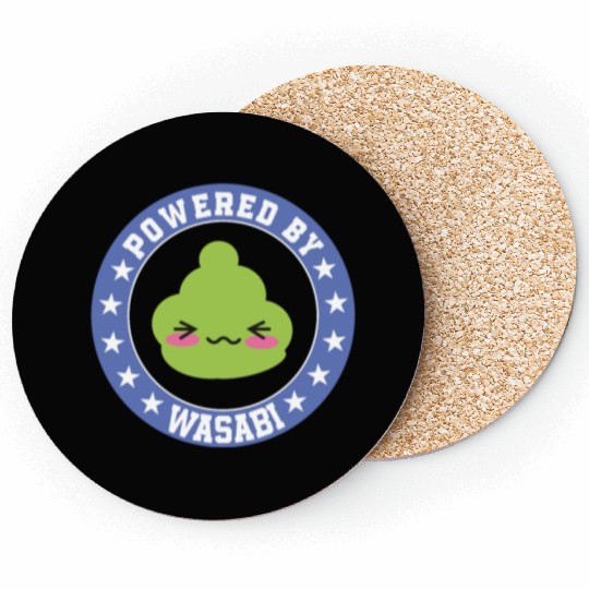 Powered By Wasabi Coasters