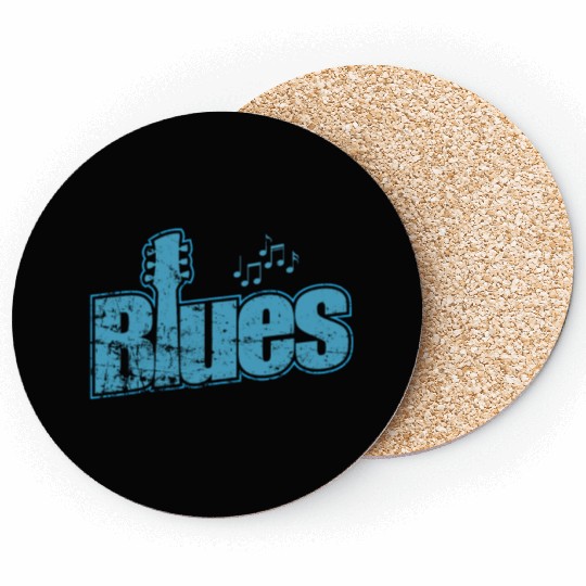 Blues Music Chicago Trumpet Coasters