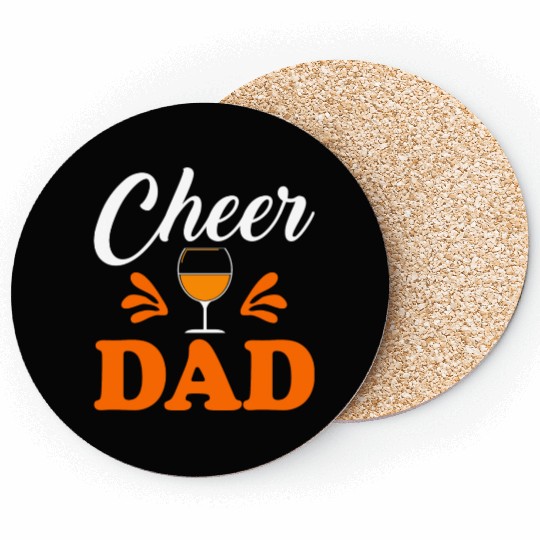 Cheer Dad Coasters
