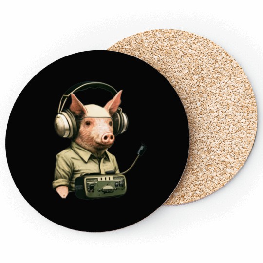 "Ham" Radio Operator Coasters
