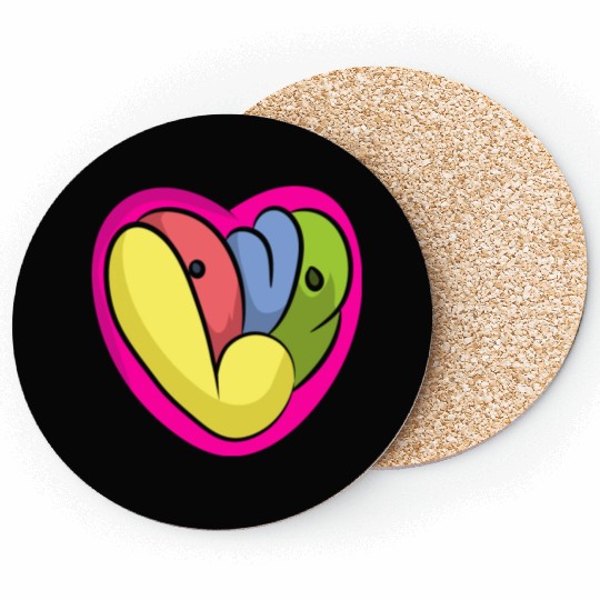 Love Heart Coasters