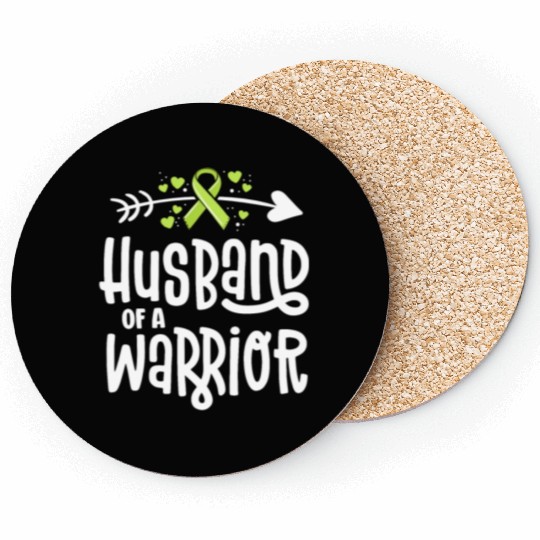Husband Of A Warrior Lymphoma Cancer Awareness Coasters