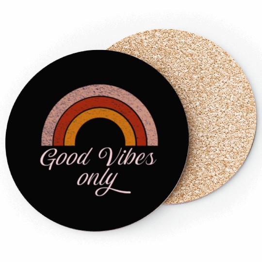 Good V ONLY Orange Rainbow Coasters