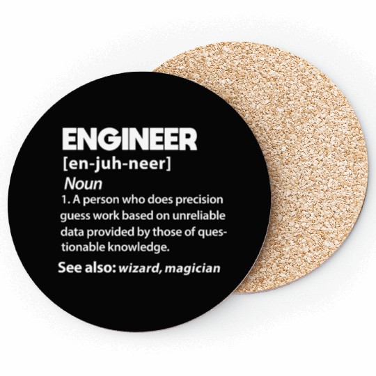 Engineer Definition Coasters