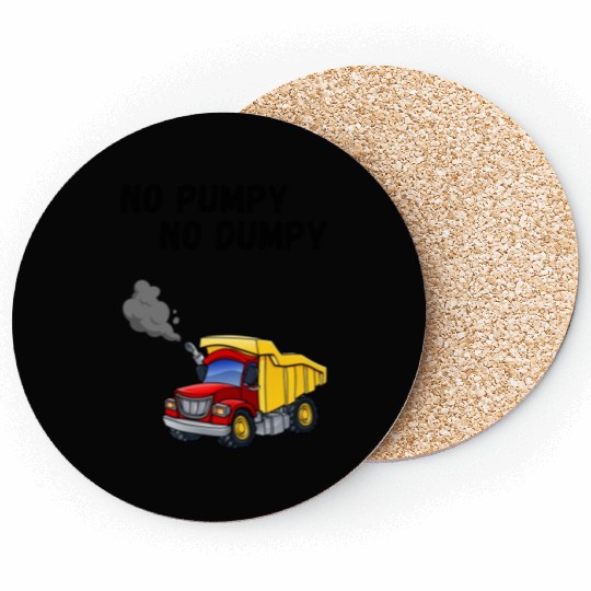 Dump Truck Pump Cover Coasters