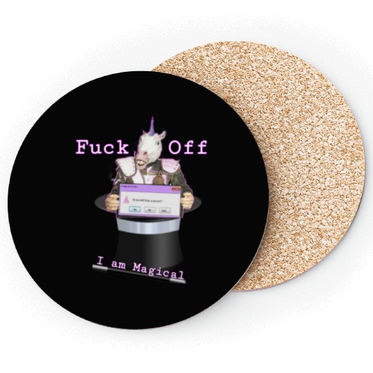 Magical UniCorn magic Hat Coasters
