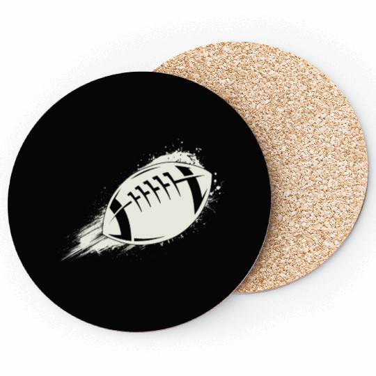 American Football US Sport Gift Coasters