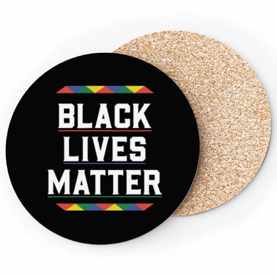 Black Lives Matters - Black Leaders Black History Coasters