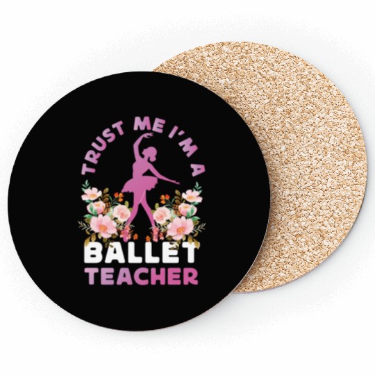 Ballet Dancer Dance Girl Ballerina Coasters