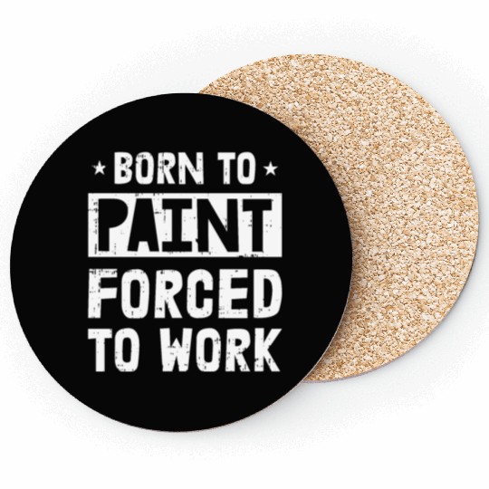 Painter Painting Funny Coasters