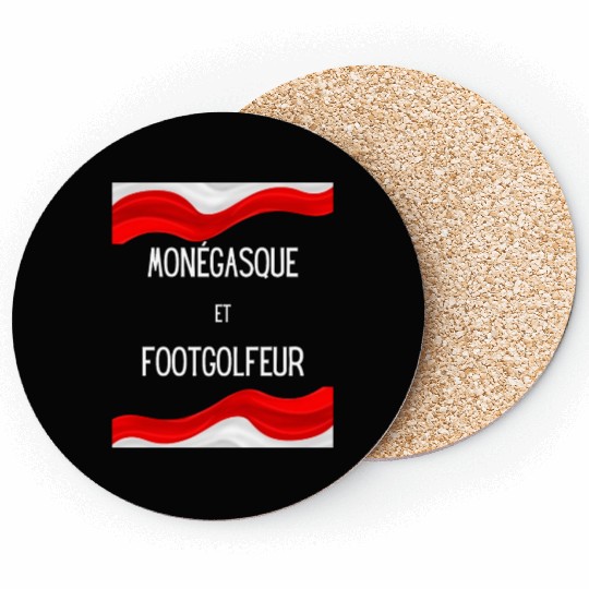 Monegasque et footgolfeur Coasters