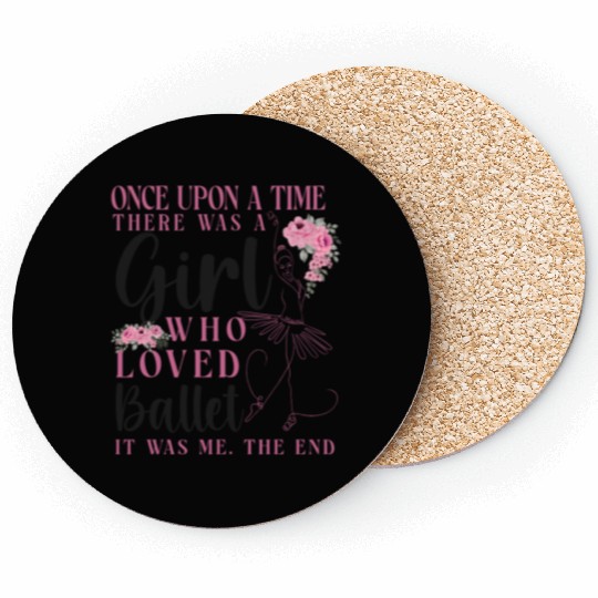 Ballet Dancer Dance Girl Ballerina Coasters