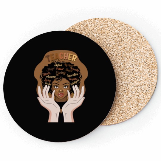 Black Lives Matter Coasters, Smart Black Teacher