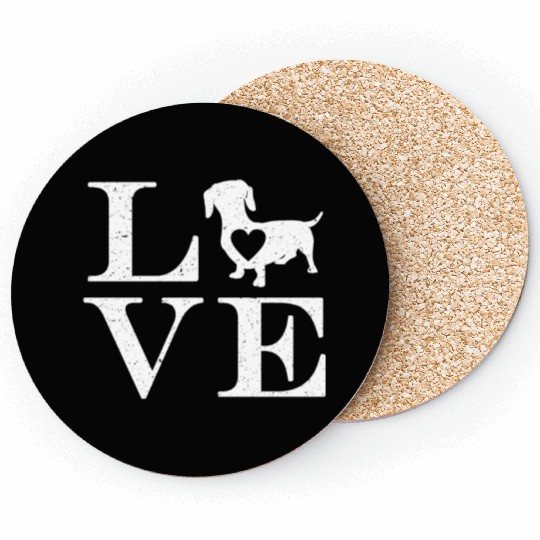 Dachshund Gift Dixie Wiener Doxie Dackel Coasters