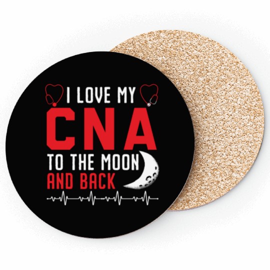 Certified Nursing Assistant Medical Worker CNA Coasters
