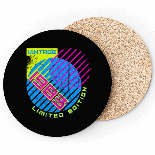 40th Birthday Vintage 1983 Coasters