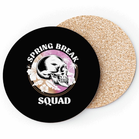 Spring Break Squad Summer Vacation Spring Break Coasters