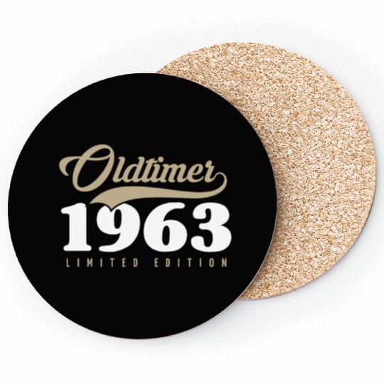60th Birthday Vintage 1963 Coasters