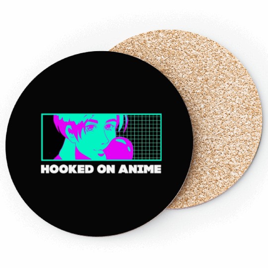 Hooked on Anime Japanese Kawaii Japan Cute Anime L Coasters