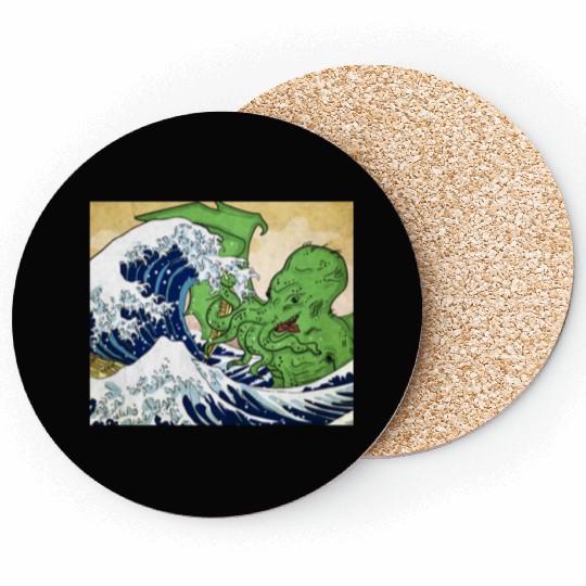 The Great Wave off Octopus Coasters