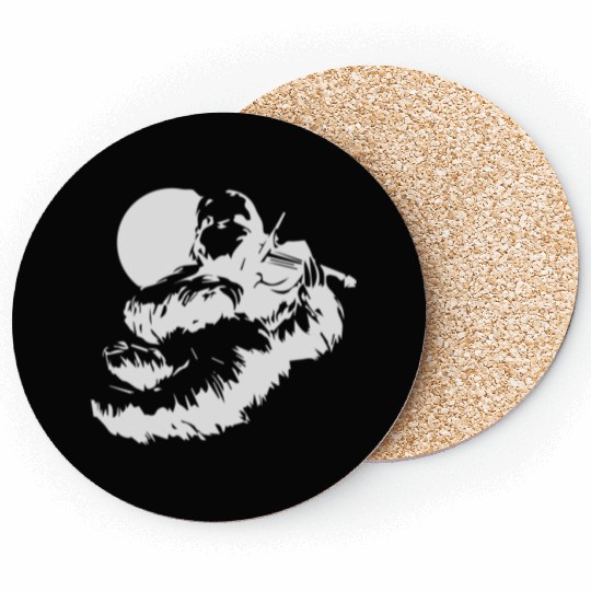 A Calm Song Cute Musician Sloth Gift Coasters