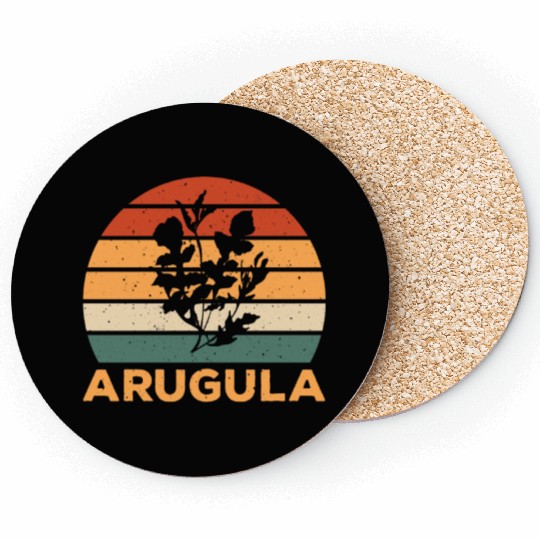 Retro Arugula Design Coasters
