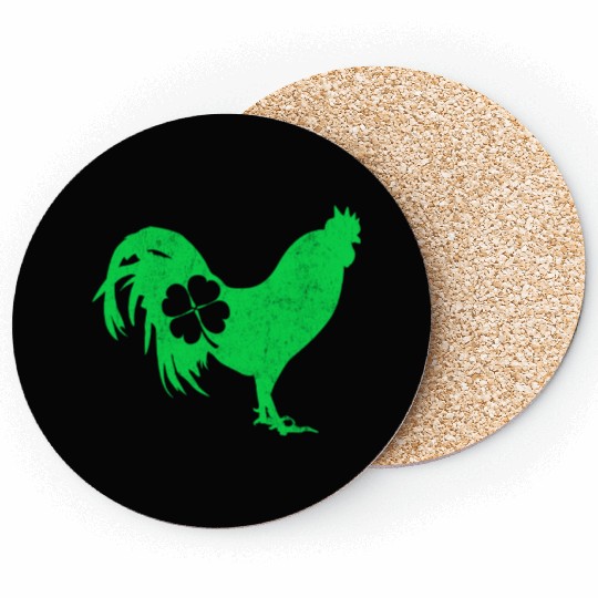 Shenanigans Shamrock St. Patrick's Day Coasters