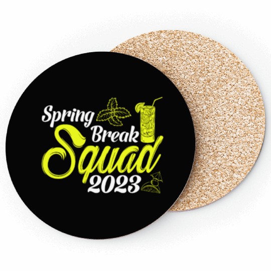 Spring Break Squad 2023 Vacation Spring Break Coasters