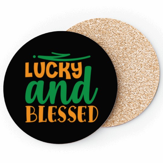 Lucky and Blessed Coasters
