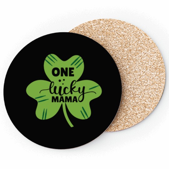 one lucky mama Coasters