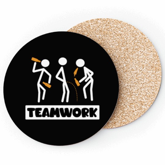 Teamwork Summer Vacation with Friends Spring Break Coasters