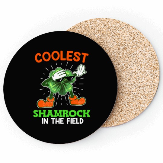 Coolest shamrock St. Patrick's Day Coasters